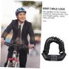 Anneome Password Lock Theft Bike Helmet Cable Lock for Bike Helmet Motorcycle Travel Luggage view 4