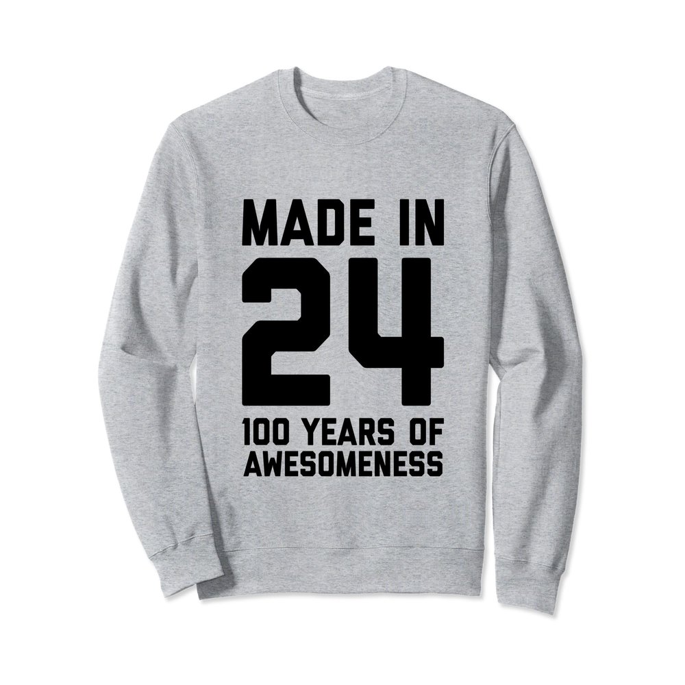 100th Birthday Shirt 100 Year Old Gift Men Women Grandad Sweatshirt