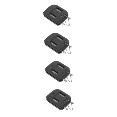 BESPORTBLE 4pcs Small Skate Grindstone Ice Skate Sharpener Portable Hockey Blade Sharpener Tool