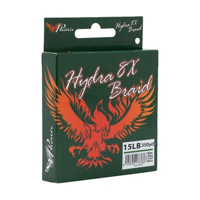 Phenix Rods X8 PE MOSSGRN 30 LBS 350 YDS (320M) Braid Line