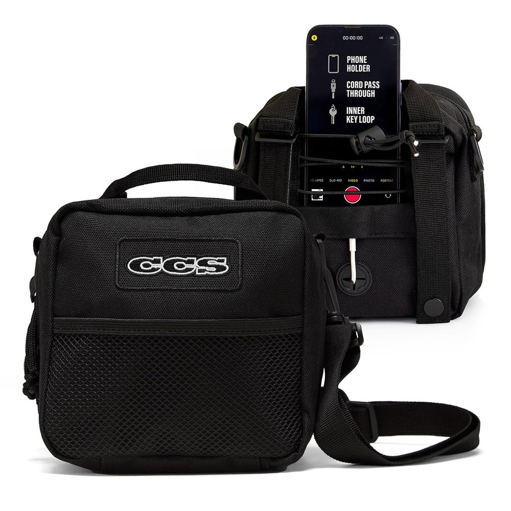 [CCS] Emergency Skate Kit | Hardware, Grip & Skate Tool, Bearings, Wax, & Shoe Laces Options | Skate Trip Essentials | Utility Bag Included (Bag Only)