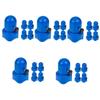 BESPORTBLE 25sets Trampoline Pole Caps Blue Rod Covers for Trampolines Easy to Install Replacement Parts for Enhanced Safety and Stability