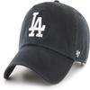 47 MLB Unisex-Adult Alternate Color Clean Up Adjustable Hat Cap - One Size (US, Alpha, One Size, Los Angeles Dodgers Black White) view 1