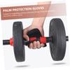 BESPORTBLE 2pairs Professional Sports Palm Protector Gloves for Weightlifting Fitness Half Finger Breathable Non-Slip Comfortable Design for Men and Women Black view 4