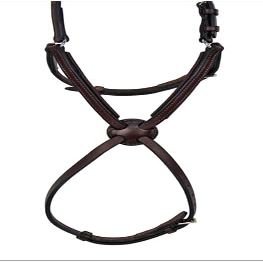 NUNN FINER Padded Figure 8 Noseband with Interchangeable Button Pieces