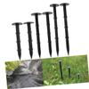 Anneome 10 Pcs Heavy Duty Plastic Ground Stakes Plant Support Sticks Garden Anchor for Canopy Tent Gardening view 2