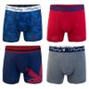 4-Pack Everyday Athletic Boxer Briefs with Soft Brushed Fabric Sizes S, M, L & XL view 1
