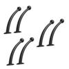 BESPORTBLE 3pairs Flexible Silicone Cup Tentacles for Helmets Black Decorative Antennae Suckers Easy Installation Accessories Non-Scratch Design view 1