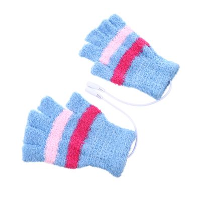 BESPORTBLE 2pairs Usb Heated Gloves for Unisex Mittens Heating Pads for Home Office Outdoor Activities Comfortable Flexible Design for Typing Gaming Skiing Riding