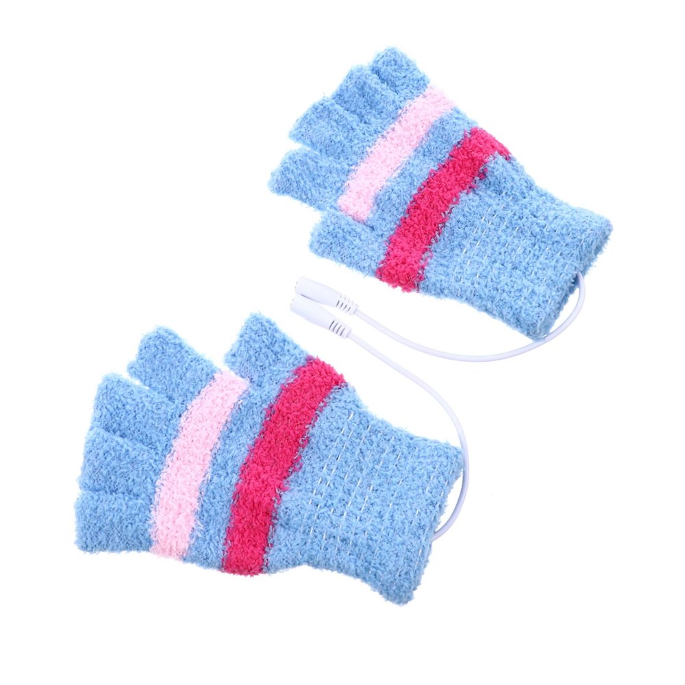 BESPORTBLE 2pairs Usb Heated Gloves for Unisex Mittens Heating Pads for Home Office Outdoor Activities Comfortable Flexible Design for Typing Gaming Skiing Riding