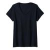 Womens Funny Cute Doodle Robots Set V-Neck T-Shirt view 1