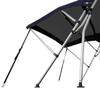 Oceansouth Breakwater Sportz Bimini Top  4ft with Rear Support Poles, Waterproof Includes Storage Boot (Blue, 51"-59") Fishing Bows Sun Shade Boat Waterproof Cover Boot Storage Bow Pole Covers Beach view 2