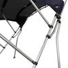 Oceansouth Breakwater Sportz Bimini Top  4ft with Rear Support Poles, Waterproof Includes Storage Boot (Blue, 51"-59") Fishing Bows Sun Shade Boat Waterproof Cover Boot Storage Bow Pole Covers Beach view 4