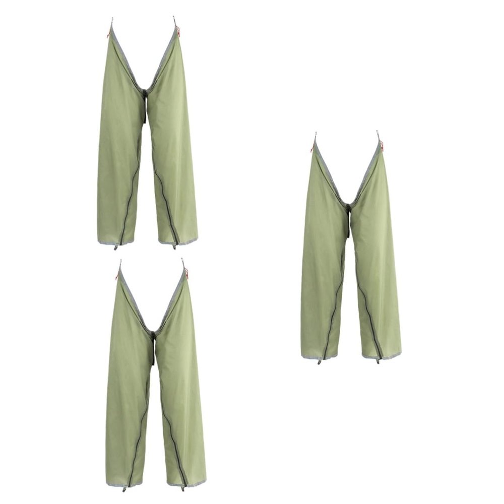 BESPORTBLE 3pcs Lightweight Water-resistant Rain Pants for Outdoor Activities Long Pants for Camping Hiking Cycling Fishing Qing