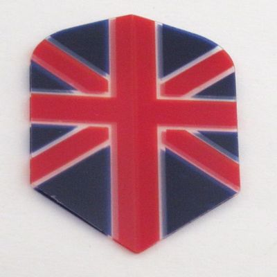 US Darts 5 Sets (15 Flights) Union Jack, Britain Slim Flights - 75 Micron 