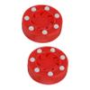 BESPORTBLE 2pcs Professional Roller Hockey Puck for Men and Women High-Strength Material for Street and Indoor Practice for Training and Competitions view 1