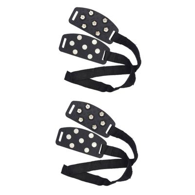 BESPORTBLE 4pcs Snow Shoes Ice Crampon Protector Winter Walking Cleats Boot Covers Non-Slip for Men Women