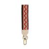 Joy Susan Women's Fashon Wristlet Purse Replacement Strap Easy Find Wristlet Keychain - 1.5 Inches Orange and Pink Chevron Embroidered view 1