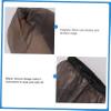 BESPORTBLE 2 Pairs Rainproof Shoe Covers for Cycling PVC Overshoes High Tube Durable and Non-Slip for Men view 3