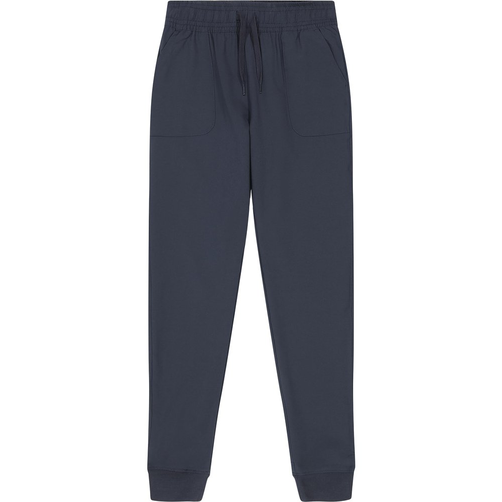 Nautica Girls' School Uniform Jogger Pants, Stretch Performance Fabric, Elastic Waistand with Drawstring Closure, Navy, 7