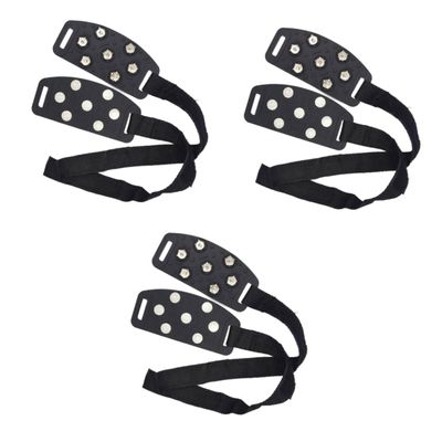 BESPORTBLE 6pcs Winter Walking Ice Cleats for Men Shoes Cover Crampon Cleat Traction for Ice Shoes