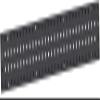 Evike EMG Battle Wall System Weapon Display & Storage Panels (Size: 48 x 6 / Black) view 1