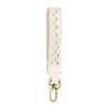 Joy Susan Women's Fashon Wristlet Purse Replacement Strap Easy Find Wristlet Keychain - 1.5 Inches White Open Braided Faux Leather