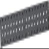 Evike EMG Battle Wall System Weapon Display & Storage Panels (Size: 48 x 6 / Dark Grey) view 1