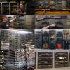 Evike EMG Battle Wall System Weapon Display & Storage Panels (Size: 12 x 12 / Blue) view 4
