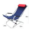 NTIYOU Chairs Camping Chair Folding Recliner Adjustable Folding Chair with Headrest Armrest,Suitable for Courtyard,Beach,Lawn,Living Room Outdoor (Color : B) view 2
