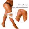 VEBZIN More Sparkly Fishnets Rhinestone Fishnet Stockings for Women Glitter Fishnet TightsSparkle Stockings - Caramel view 2