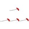 Sosoport 4pcs Professional Shoelace Puller Tool Hockey Lace Tightener for Ice Skates Portable Shoelace Tightener Hook view 1