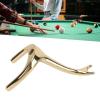 KJAOYU Portable Billiards Bridge Head,Gold Color Pool Cue Stick Bridge Head Aluminum Alloy Firm Fixing Billiard Pool Cue Rack Frame Bridge Head view 2