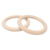 RiToEasysports Wooden Gymnastics Ring, Pull Up Strength Training Exercise Rings Fitness Rings with Adjustable Straps for Gymnastics Training view 4