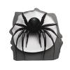 JBYJBX Black Spider Print Casual Funny Thin Bonnet Beanie Skull Cap Headwear Knit Hat Nightcap Women Men view 2