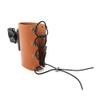 Lirun 22-28mm Cup Handlebar Holder Drink Hanging Mount Bottle Synthetic Leather Yellow Brown For Universal Dirt Bike ATV Scooter Cafe Racer Chopper Motorcycle view 1