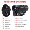 WILDGAMEPLUS 2K 40HZ HD Head Mounted Helmet Night Vision Goggles,984ft Observation Distance WiFi/App Remote Control Waterproof 64GB Storage NVG Monocular with Mount Bracket NVG30 view 4