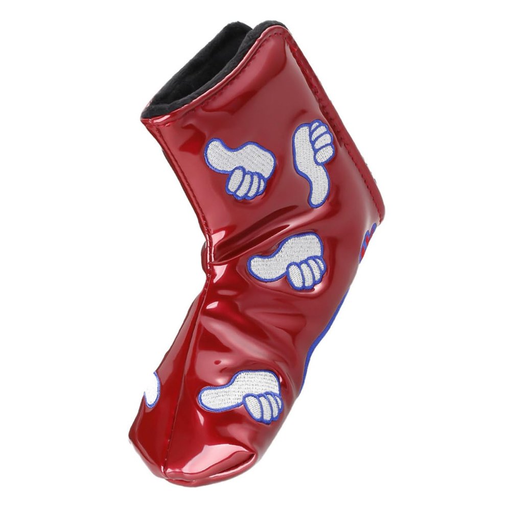 Anneome Delicate Golfs Club Head Cover Handmade Pu Material Weather-Resistant Clean Unique Thumb Pattern Protects Your Golf Clubs from Water and Damage