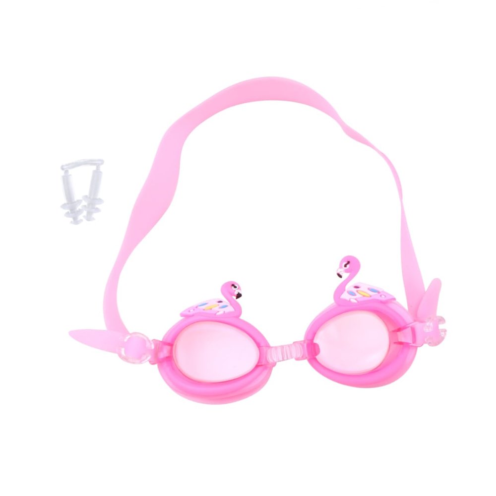 Anneome Boy Girl Swim -fog Cartoon Eyewear for Boy Girl Cute Beach Pool Accessories Comfortable Fit Ear Stoppers