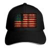 2nd Amendment 1791 Vintage American Flags Dad Hat Baseball Cap Adjustable Snapback Hip Hop Cotton Baseball Cap Trucker's Hat Black view 1