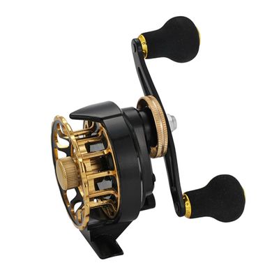 Anneome Fishing Reel for Right-Handed Bearing Metal Spool Unloading Force Lightweight Handle for Enhanced Control for Sea Fishing