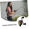 Anneome Fishing Reel for Right-Handed Bearing Metal Spool Unloading Force Lightweight Handle for Enhanced Control for Sea Fishing view 3