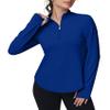 GGOV Women's Golf Polo Long Sleeve Workout Tops V Neck UPF 50+ Sun Protection Quick Dry Lightweight Active Tennis Shirts view 1