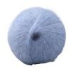 100g Silk Mohair Wool Fine Thread Hand Knitted Scarf Shawl (Color : Navy Blue) view 4