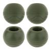 4X Chair Foot Covers Furniture Foot Cover, Chair End Caps, Anti Slip Chair Leg Floor Protector for Camping Folding Moon Chair, Green view 1