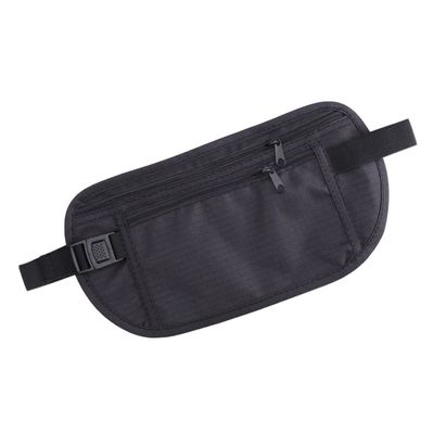 KOMBIUDA Running Bag Waist Belt Plus Travel Bag Money Belt for Travel Fanny Pack Ultra Slim Adjustable Cell Phone Pocket Holder Random Style