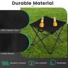 Giantex Camping Chair and Table Set - 3 Pack Folding Beach Chair with Side Table, 2 Cup Holders, Storage Pockets, Carrying Bag, 400 lbs Capacity Hammock Camping Chair for Fishing, Hiking, Picnic, BBQ view 4