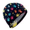 Stylish Printed Swimming Cap Hair Scalp Protection Less Resistance Waterproof for Women Large for Long Hair Men's Swim Cap Ideal for Adults Teens Bone view 1