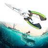 Fish Pliers Ergonomics Anti-slip High-strength Multifunctional Cut Fishing Line Fishing Tied Hooks Pliers Angling Equipment (Color : Blue) view 4