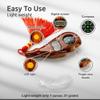 Digital Finger Tasbih with Compass & Night Light - Islamic Prayer Beads Counter, Finger Counter for Dhikr, Meditation, Relaxation, and Healing (Walnut Wood) view 2